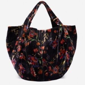 Johnny Was Jade borges velvet hobo shoulder bag purse